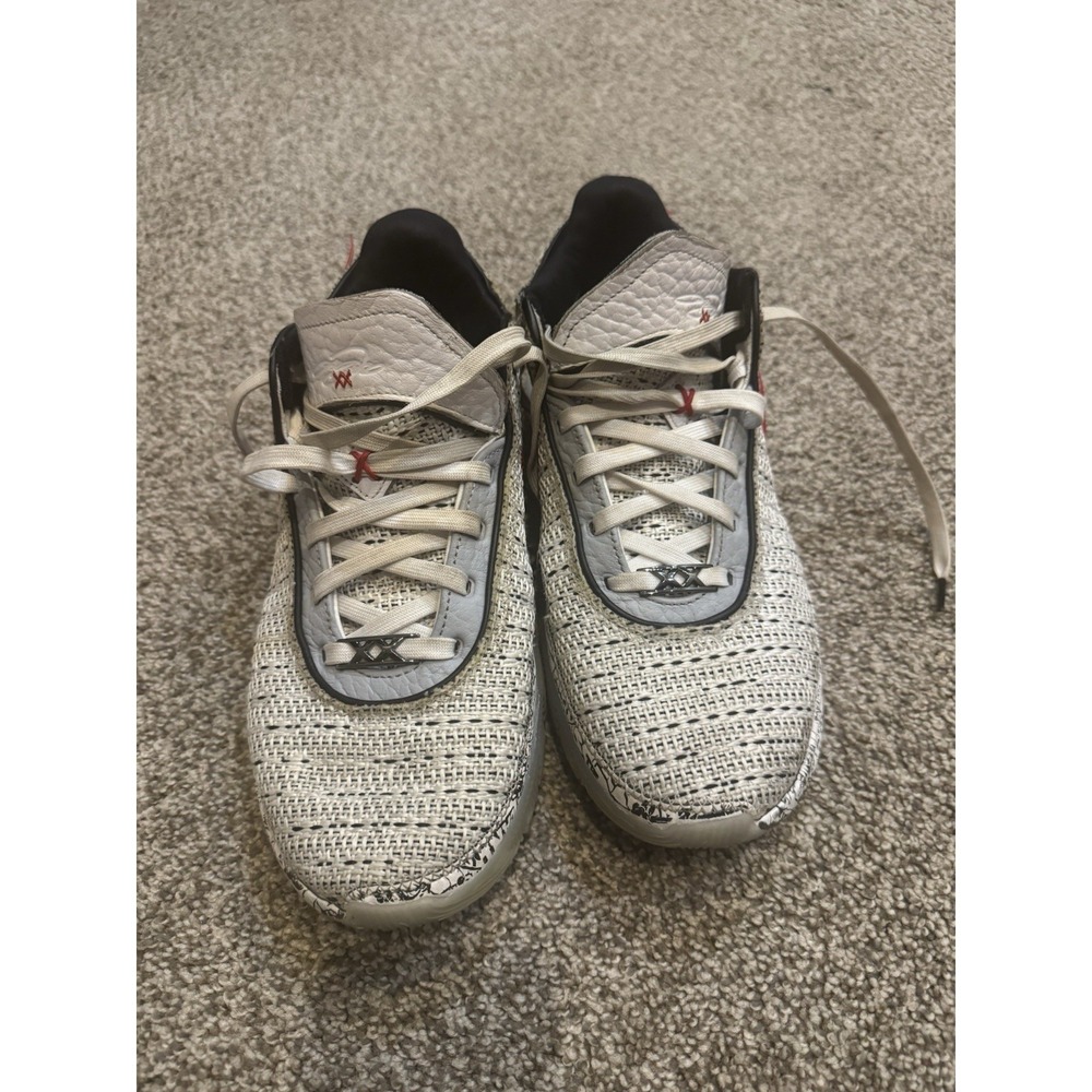 Nike‎ Lebron James XX 20 The Debut White Graffiti DJ5423-100 Size 9.5